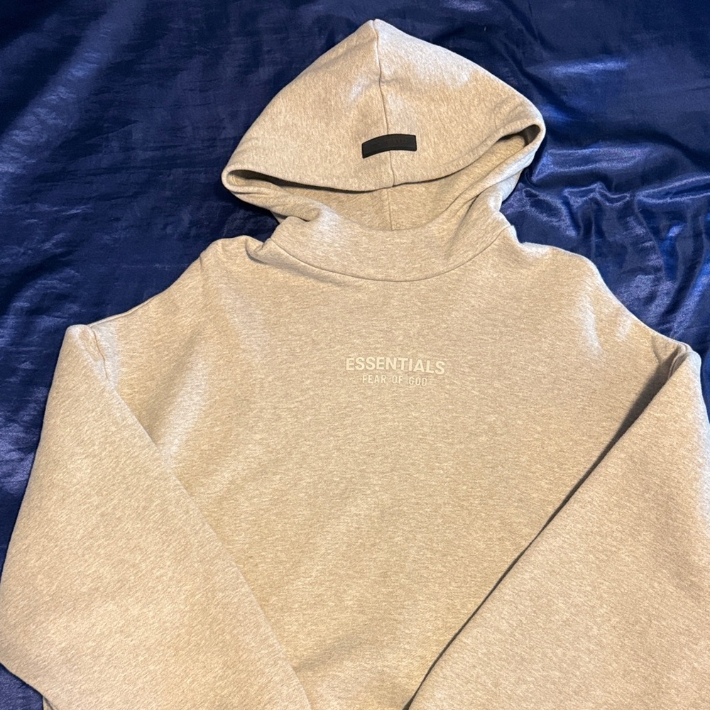 Essentials Men's tan hoodie